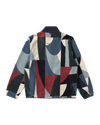 The Parlez Mens Ripley Fleece Jacket in Multi