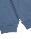 The Parlez Mens Vernon Oversized Crew Sweatshirt in China Blue