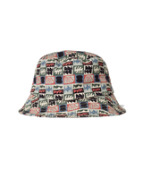The Parlez Mens Azure Bucket Hat in Multi