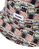 The Parlez Mens Azure Bucket Hat in Multi