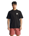 The Parlez Mens Flora T-Shirt in Black