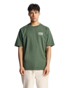 The Parlez Mens Maran T-Shirt in Kelp Green