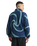The Parlez Mens Chevy 1/4 Zip Fleece Jacket in Lagoon