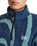 The Parlez Mens Chevy 1/4 Zip Fleece Jacket in Lagoon
