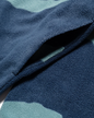 The Parlez Mens Chevy 1/4 Zip Fleece Jacket in Lagoon