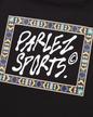 The Parlez Mens Reach T-Shirt in Black