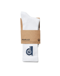 The Parlez Mens Ultra Socks in White