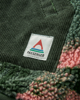 The Passenger Womens Clover 2.0 Fleece Jacket in Abstract Mountain Fir Tree