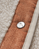 The Passenger Womens Clover 2.0 Fleece Jacket in Vintage White