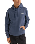 Brand Hoodie in Navy