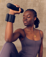 The Uplifter Sculpting Pilates Dumbbell Hand Weights in Black