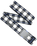 Plaid Capsule Belt in Cobalt & Black