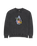 Boys Psychosis Sweatshirt in Washed Black