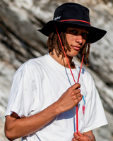 Quick Dry Brimmed Hat in Black