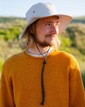 Quick Dry Brimmed Hat in Nimbus Cloud