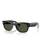 The Ray-Ban Mega Wayfarer II Sunglasses in Polished Black & Green