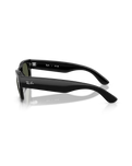 The Ray-Ban Mega Wayfarer II Sunglasses in Polished Black & Green