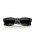 The Ray-Ban Mega Wayfarer II Sunglasses in Polished Black & Green