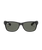 New Wayfarer Polarised Sunglasses in Matte Rubber Black & Green