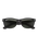 New Wayfarer Polarised Sunglasses in Matte Rubber Black & Green