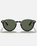 The Ray-Ban RB2180 Sunglasses in Polished Black & Dark Green