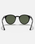 The Ray-Ban RB2180 Sunglasses in Polished Black & Dark Green