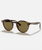 The Ray-Ban RB2180 Sunglasses in Striped Red Havana