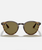 The Ray-Ban RB2180 Sunglasses in Striped Red Havana