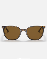 The Ray-Ban Elliot Polarised Sunglasses in Havana Brown Grey