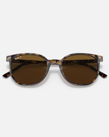 The Ray-Ban Elliot Polarised Sunglasses in Havana Brown Grey