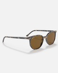The Ray-Ban Elliot Polarised Sunglasses in Havana Brown Grey