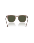 The Ray-Ban RB2210 Sunglasses in Transparent Light Brown & Green