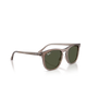 The Ray-Ban RB2210 Sunglasses in Transparent Light Brown & Green