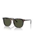 The Ray-Ban RB2210 Sunglasses in Polished Havana & Green