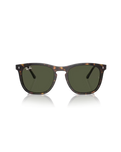 The Ray-Ban RB2210 Sunglasses in Polished Havana & Green