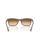 The Ray-Ban RB2226 Sunglasses in Polished Transparent Light Brown & Clear Gradient Brown