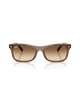 The Ray-Ban RB2226 Sunglasses in Polished Transparent Light Brown & Clear Gradient Brown