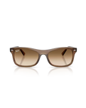 The Ray-Ban RB2226 Sunglasses in Polished Transparent Light Brown & Clear Gradient Brown