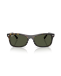 The Ray-Ban RB2226 Sunglasses in Polished Havana & Green