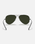 The Ray-Ban Aviator Classic Metal in Gunmetal & Green Classic