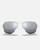 The Ray-Ban Aviator Metal Sunglasses in Grey