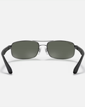 The Ray-Ban RB3445 Polarised Sunglasses in Black