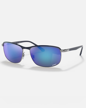 The Ray-Ban RB3671CH Sunglasses in Blue & Gunmetal