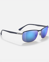 The Ray-Ban RB3671CH Sunglasses in Blue & Gunmetal