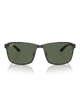 The Ray-Ban RB3721 Sunglasses in Black On Silver