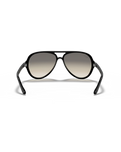 The Ray-Ban Cats 5000 Classic Sunglasses in Polished Black & Light Grey Gradient