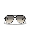 The Ray-Ban Cats 5000 Classic Sunglasses in Polished Black & Light Grey Gradient