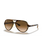 The Ray-Ban Cats 5000 Classic Sunglasses in Polished Light Havana & Light Brown Gradient