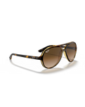 The Ray-Ban Cats 5000 Classic Sunglasses in Polished Light Havana & Light Brown Gradient