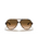 The Ray-Ban Cats 5000 Classic Sunglasses in Polished Light Havana & Light Brown Gradient